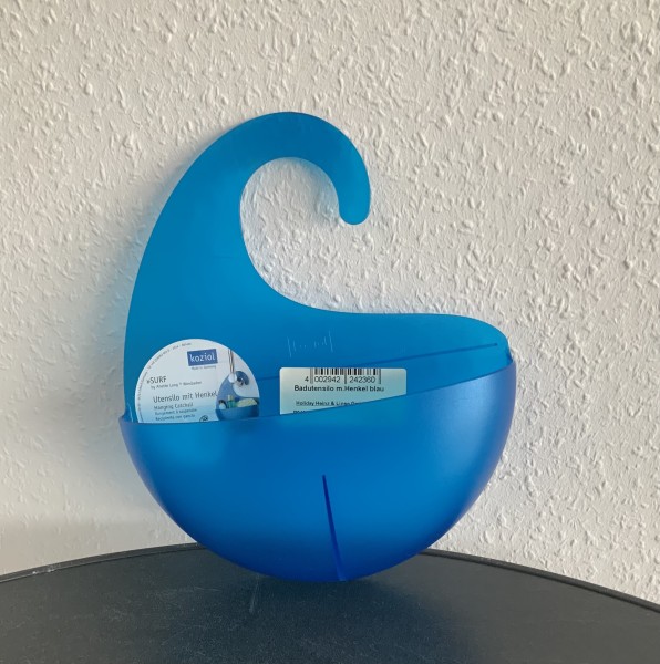 Badutensilo m.Henkel blau