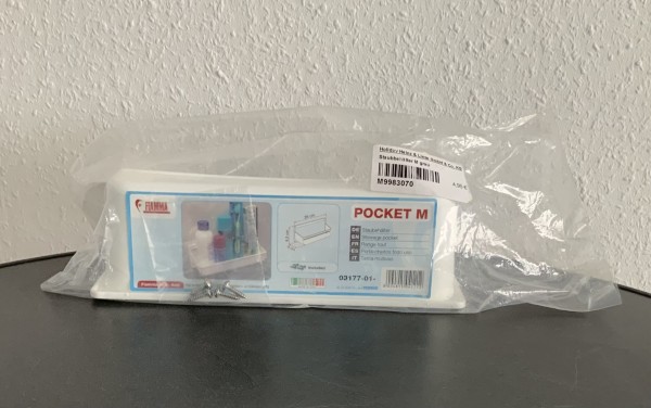 Staubehälter M grau